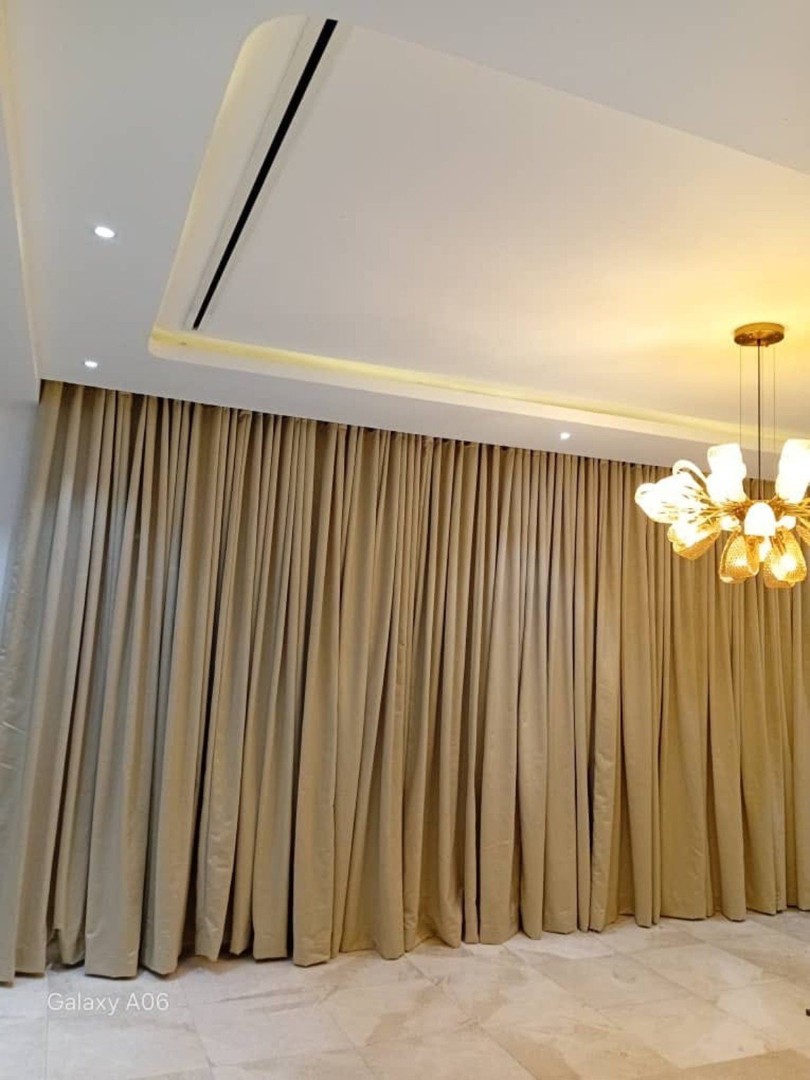 Contemporary Neutral Drapes